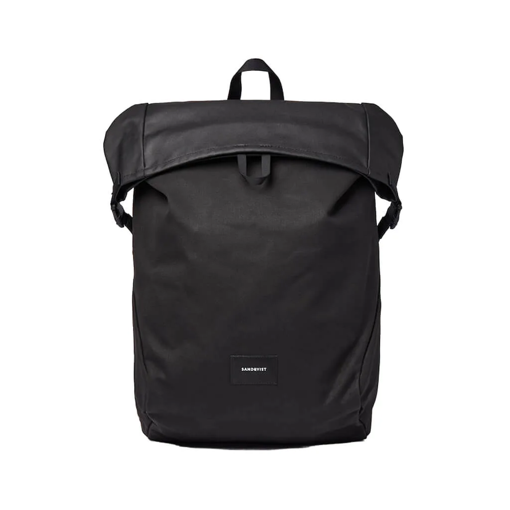 sandqvist-alfred-black-with-black-webbing-sqa1898-01.jpg Рюкзак Sandqvist - ALFRED 15-22L Black with Black webbing - Зображення 1