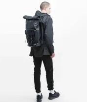Stighlorgan - RONAN ROLLTOP 32-46L Black on black - Зображення 12