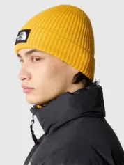 Шапка The North Face - TNF Logo Box Cuffed Beanie Summit Gold - Зображення 4