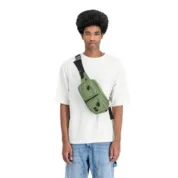 Сумка Alpha Industries - Label Waist Bag Sage-green - Зображення 3