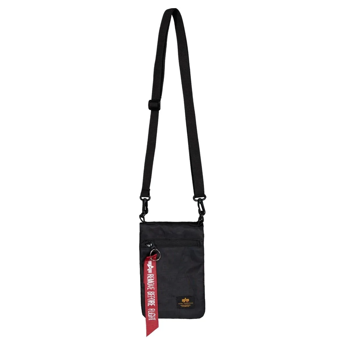 156950_03_1_flatlay_00001_141085 Сумка Alpha Industries - Travel Sling Bag Black - Зображення 1