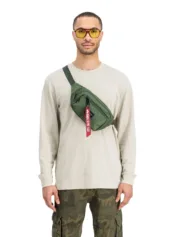 Сумка Alpha Industries - Crew Waist Bag Sage-green - Зображення 4