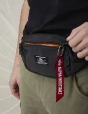 Сумка Alpha Industries - Crew Waist Bag Black - Зображення 5