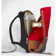 cote&ciel - Isar Multi Touch Cargo Canvas and Denim Ruby Red and Indigo - Зображення 4
