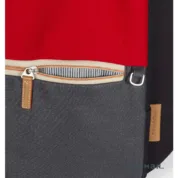 cote&ciel - Isar Multi Touch Cargo Canvas and Denim Ruby Red and Indigo - Зображення 8
