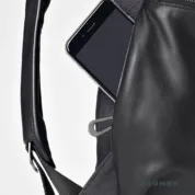 cote&ciel - Nile Alias Split Cowhide Leather Agate Black & Charcoal Grey - Зображення 6