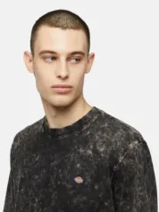 Футболка Dickies - Newington Double dye / Acid wash Black - Зображення 8