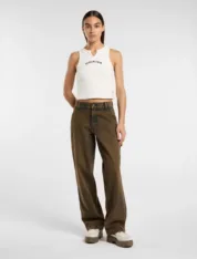 Топ Dickies V-Neck White - Зображення 3