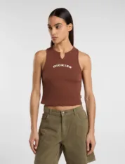 Топ Dickies V-Neck Brown - Зображення 4