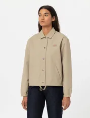 Куртка Dickies - Oakport cropped Coach jacket Khaki - Зображення 2
