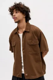 Сорочка Dickies - 247 Garment Dyed Work Shirt (Timber brown) - Зображення 4