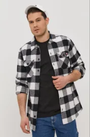Сорочка Dickies - New Sacramento Shirt (Black/White) - Зображення 5