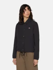 Куртка жін. Dickies – Oakport cropped Coach jacket Black - Зображення 2