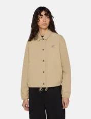Куртка Dickies - Oakport cropped Coach jacket Khaki - Зображення 2