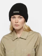 Шапка Dickies - Harlowtown Beanie Hat Black - Зображення 3