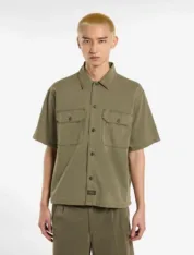 Сорочка Dickies - Unionville lightweight Short sleeve Work Shirt Military green - Зображення 7