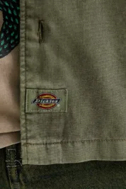 Сорочка Dickies - Unionville lightweight Short sleeve Work Shirt Military green - Зображення 3