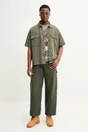 Сорочка Dickies - Unionville lightweight Short sleeve Work Shirt Military green - Зображення 4