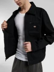 Куртка Dickies – Unlined canvas painter jacket (Black) - Зображення 5
