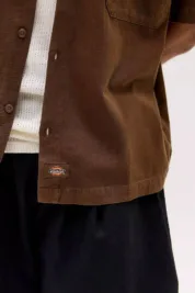 Сорочка Dickies - 247 Garment Dyed Work Shirt (Timber brown) - Зображення 5