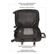 Валіза Eastpak - Trans4 S 44L Black Cnnct Coat - Зображення 5