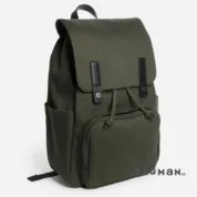 Everlane - The Modern Snap Backpack Moss + Black Leather