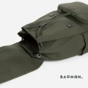 Everlane - The Modern Snap Backpack Moss + Black Leather - Зображення 3