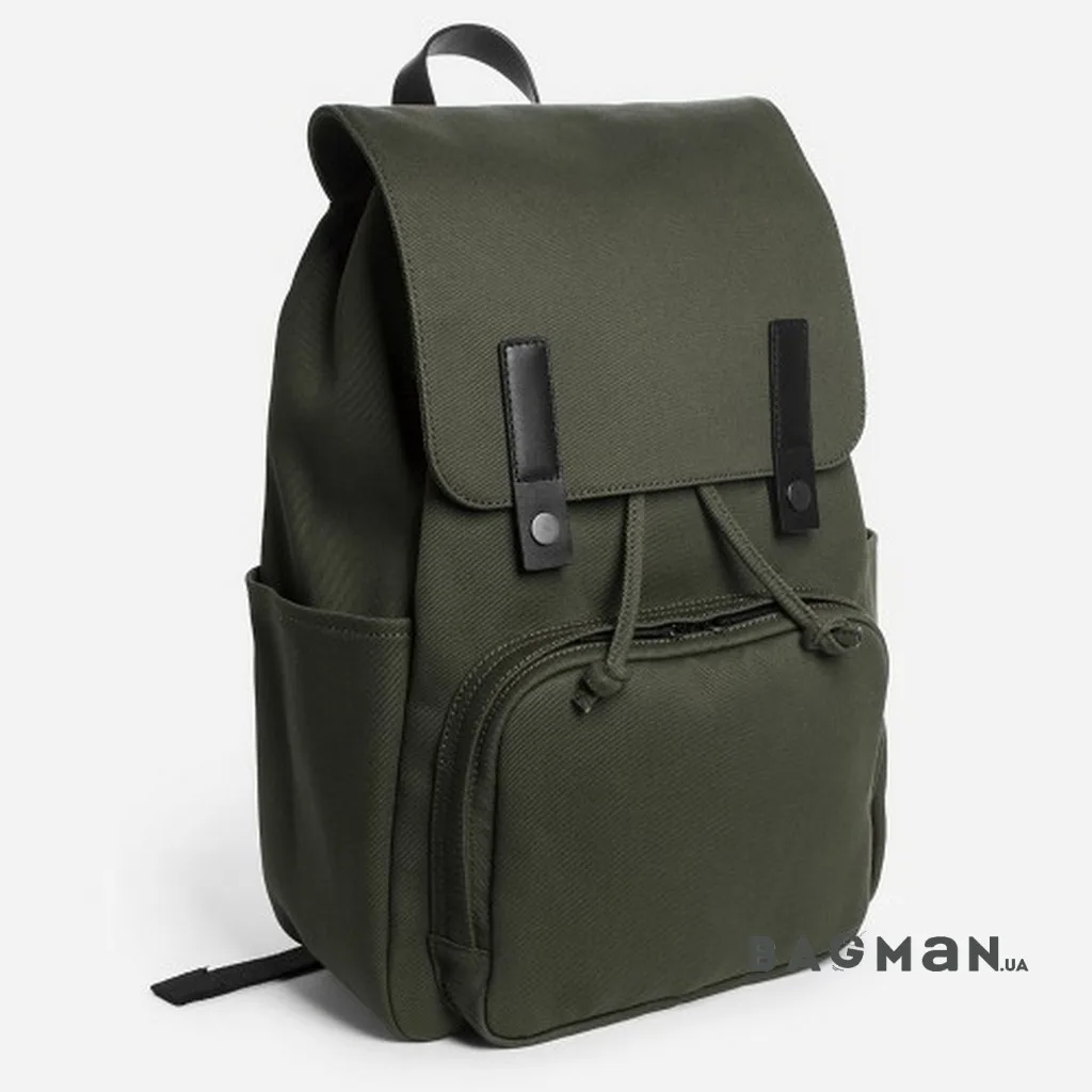 Everlane20The20Modern20Snap20Backpack20Moss2020Black20Leather.jpg Everlane - The Modern Snap Backpack Moss + Black Leather - Зображення 1