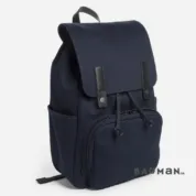 Everlane - The Modern Snap Backpack Navy + Black Leather