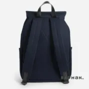 Everlane - The Modern Snap Backpack Navy + Black Leather - Зображення 5