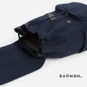 Everlane - The Modern Snap Backpack Navy + Black Leather - Зображення 2