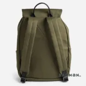 Everlane - The Twill Snap Backpack Olive + Black Leather - Зображення 4