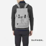 Everlane - The Twill Snap Backpack Reverse Denim + Black Leather - Зображення 5