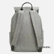 Everlane - The Twill Snap Backpack Reverse Denim + Black Leather - Зображення 3
