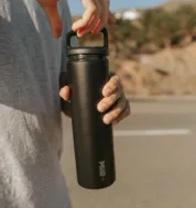 Термопляшка MiiR - Wide Mouth Bottle Climate+ 590ml Black - Зображення 2
