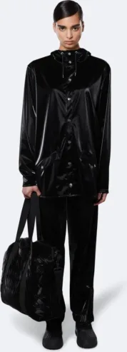 Сумка Rains - Tote Bag Quilted Velvet Black - Зображення 2