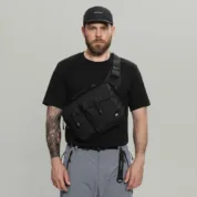 Сумка RIOTDIVISION - 3CH0 2 Pockets Waist Bag Gen.1 BLACK - Зображення 3