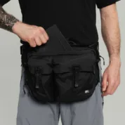 Сумка RIOTDIVISION - 3CH0 2 Pockets Waist Bag Gen.1 BLACK - Зображення 7