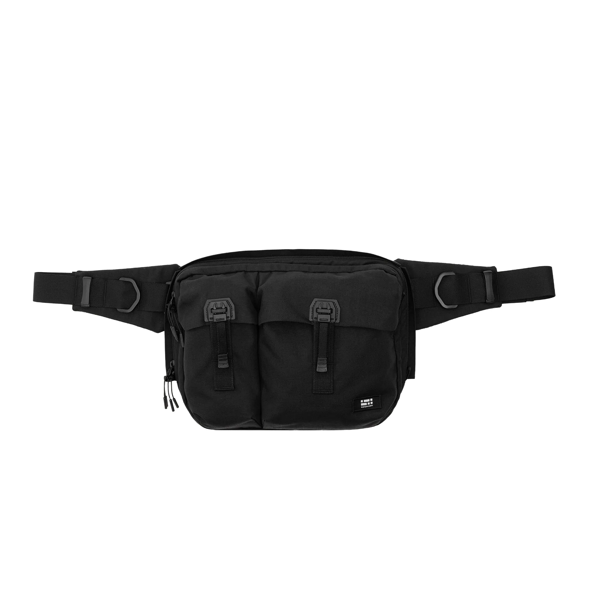 RD-3CH02PWB_GEN-1-BLACK Сумка RIOTDIVISION - 3CH0 2 Pockets Waist Bag Gen.1 BLACK - Зображення 1