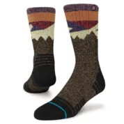 Шкарпетки Stance - DIVIDED CREW BLACK/BROWN