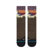 Шкарпетки Stance - DIVIDED CREW BLACK/BROWN - Зображення 3