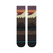 Шкарпетки Stance - DIVIDED CREW BLACK/BROWN - Зображення 2