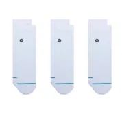 Шкарпетки Stance - ICON QUARTER 3 PACK WHITE