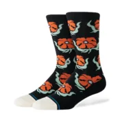 Шкарпетки Stance - BROADCAST FLORAL CREW Black