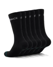 Шкарпетки Stance - ORIGIN 6 PACK CREW Black - Зображення 4