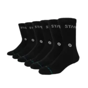 Шкарпетки Stance - ORIGIN 6 PACK CREW Black - Зображення 2