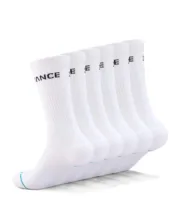 Шкарпетки Stance - ORIGIN 6 PACK CREW White - Зображення 4