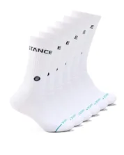 Шкарпетки Stance - ORIGIN 6 PACK CREW White - Зображення 3