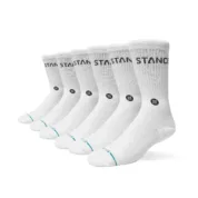 Шкарпетки Stance - ORIGIN 6 PACK CREW White - Зображення 2