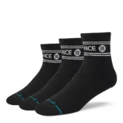 Шкарпетки Stance - VITAL QUARTER 3 PACK Black - Зображення 2